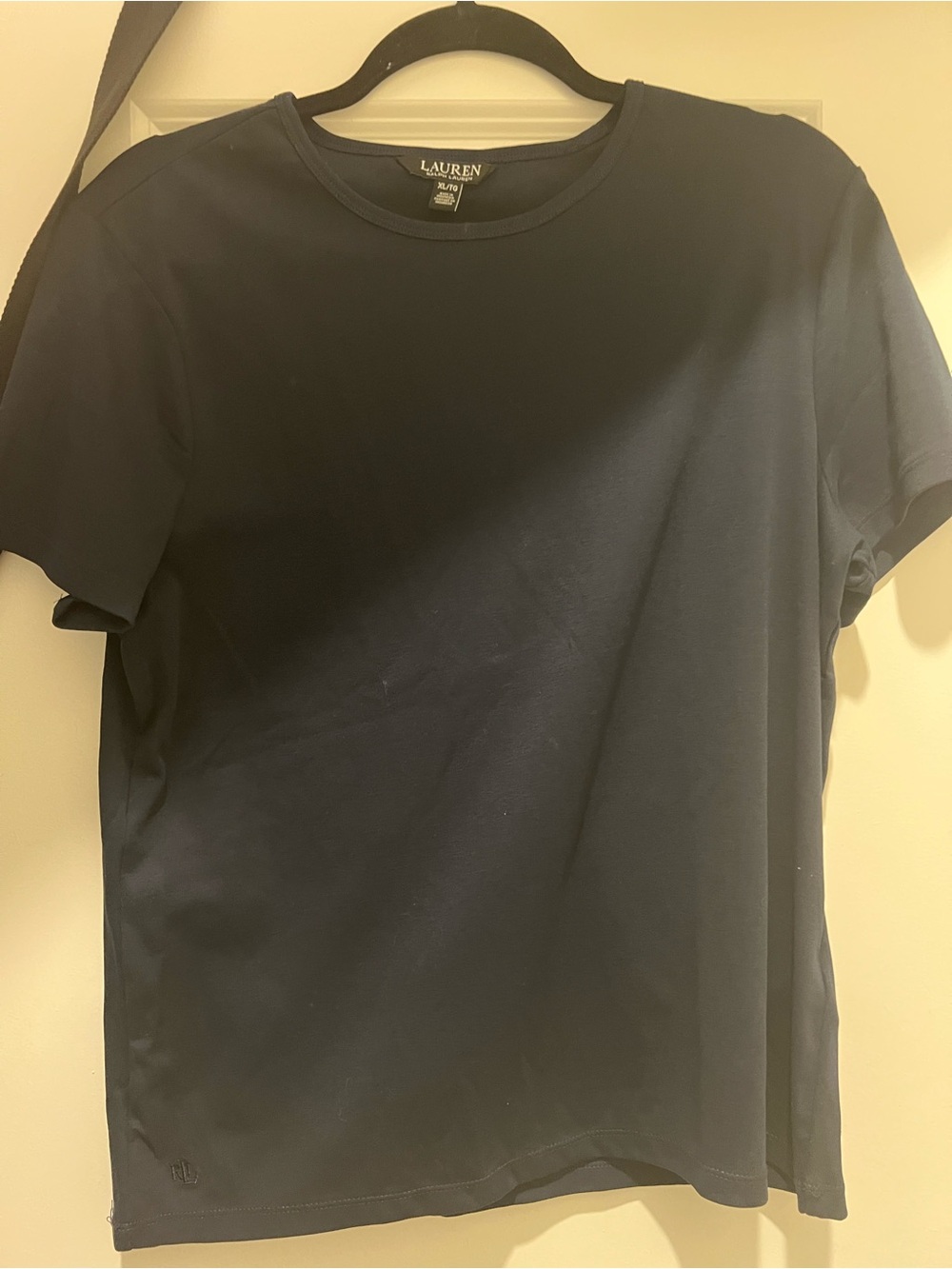 Lauren Ralph Lauren Black Short-Sleeve Crew Tee